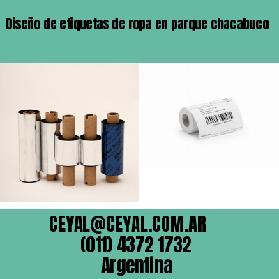 Diseño de etiquetas de ropa en parque chacabuco