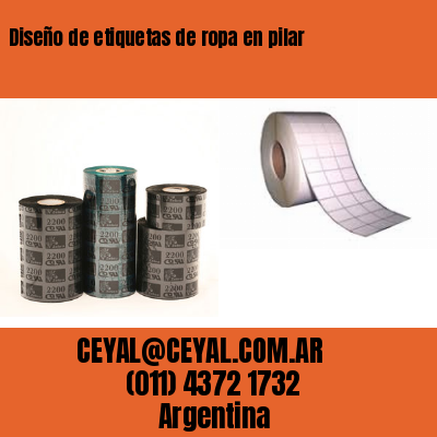 Diseño de etiquetas de ropa en pilar