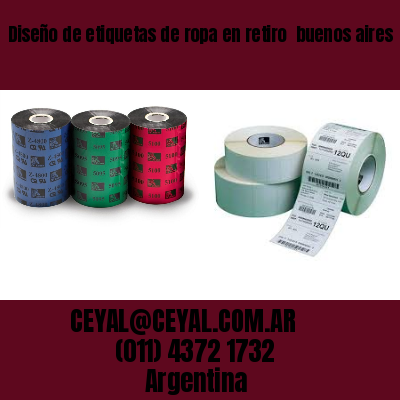 Diseño de etiquetas de ropa en retiro  buenos aires