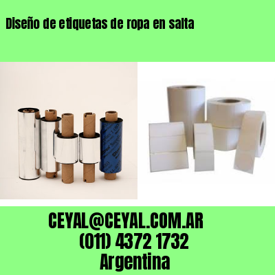 Diseño de etiquetas de ropa en salta
