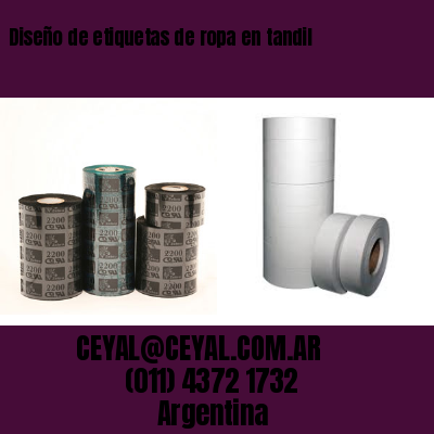Diseño de etiquetas de ropa en tandil