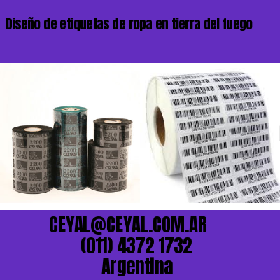 Diseño de etiquetas de ropa en tierra del fuego
