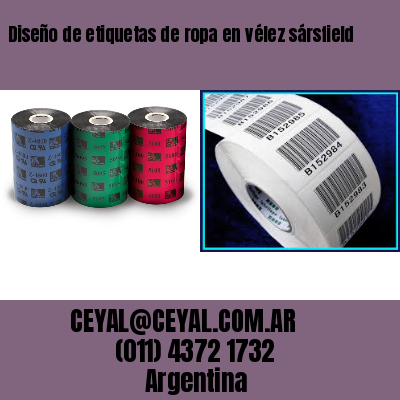 Diseño de etiquetas de ropa en vélez sársfield