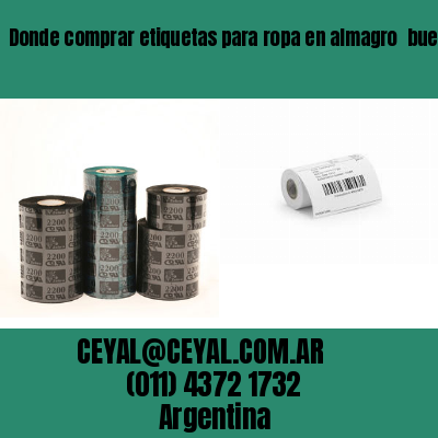 Donde comprar etiquetas para ropa en almagro  buenos aires