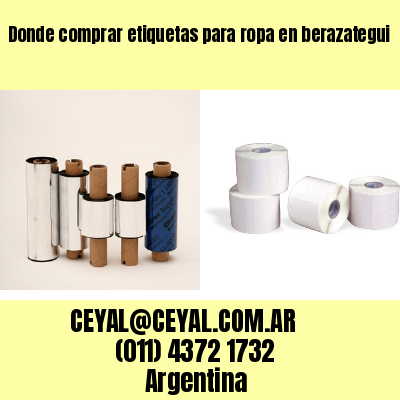 Donde comprar etiquetas para ropa en berazategui