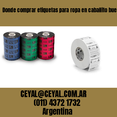 Donde comprar etiquetas para ropa en caballito buenos aires