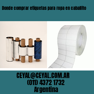 Donde comprar etiquetas para ropa en caballito