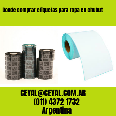 Donde comprar etiquetas para ropa en chubut