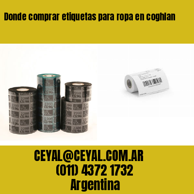 Donde comprar etiquetas para ropa en coghlan