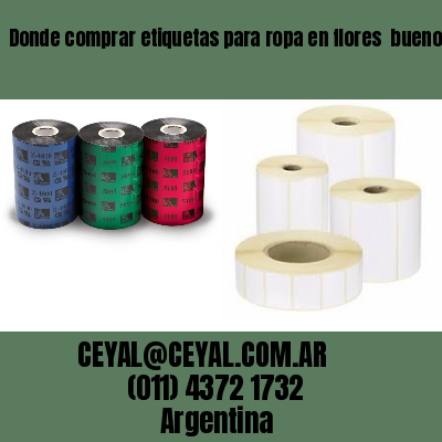 Donde comprar etiquetas para ropa en flores  buenos aires
