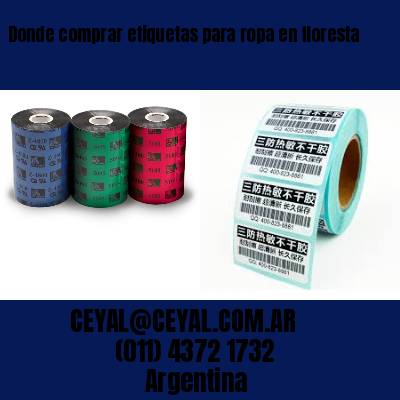 Donde comprar etiquetas para ropa en floresta
