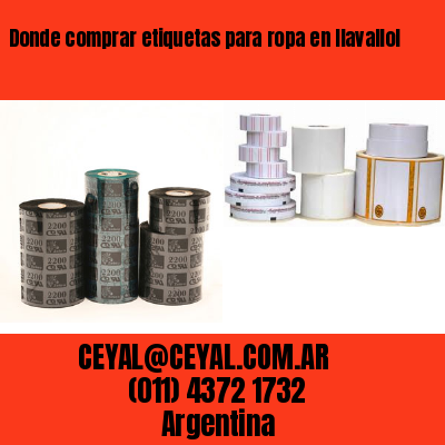 Donde comprar etiquetas para ropa en llavallol
