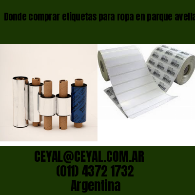 Donde comprar etiquetas para ropa en parque avellaneda  buenos aires