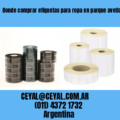 Donde comprar etiquetas para ropa en parque avellaneda