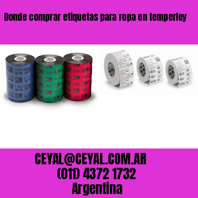 Donde comprar etiquetas para ropa en temperley