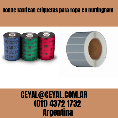 Donde fabrican etiquetas para ropa en hurlingham