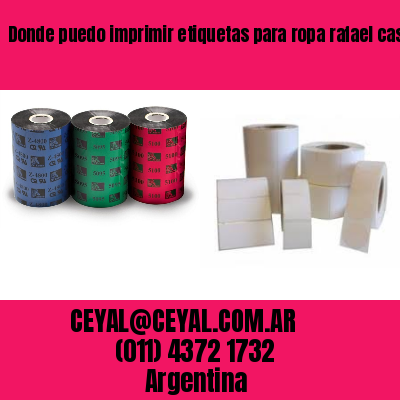 Donde puedo imprimir etiquetas para ropa rafael castillo