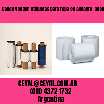 Donde venden etiquetas para ropa en almagro  buenos aires