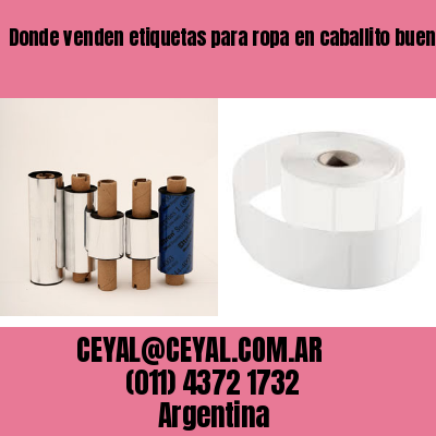 Donde venden etiquetas para ropa en caballito buenos aires