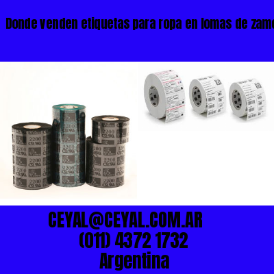 Donde venden etiquetas para ropa en lomas de zamora
