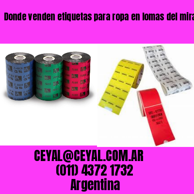 Donde venden etiquetas para ropa en lomas del mirador