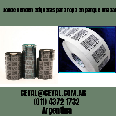 Donde venden etiquetas para ropa en parque chacabuco  buenos aires