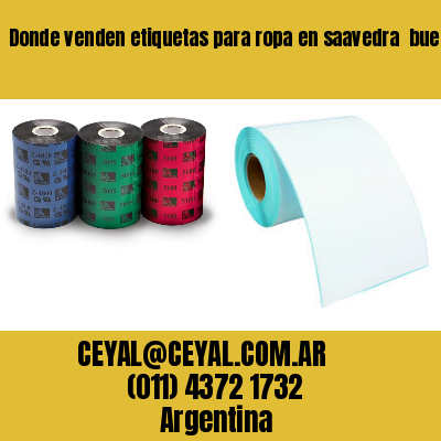 Donde venden etiquetas para ropa en saavedra  buenos aires