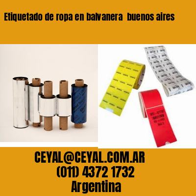 Etiquetado de ropa en balvanera  buenos aires