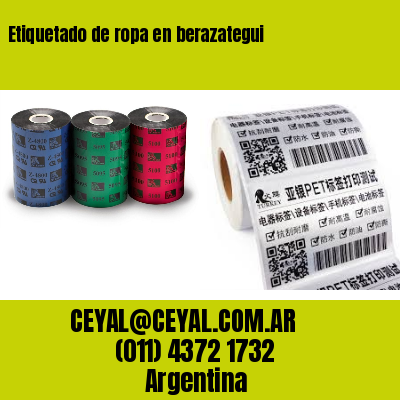 Etiquetado de ropa en berazategui