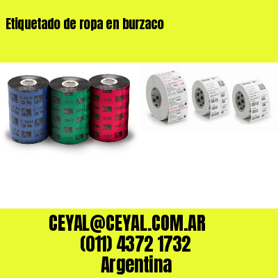 Etiquetado de ropa en burzaco