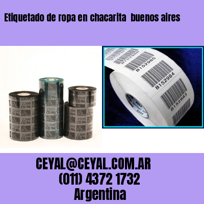 Etiquetado de ropa en chacarita  buenos aires