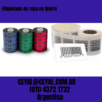 Etiquetado de ropa en liniers