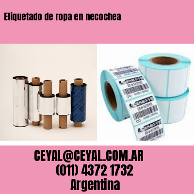 Etiquetado de ropa en necochea
