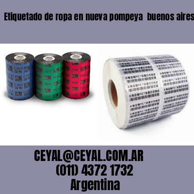Etiquetado de ropa en nueva pompeya  buenos aires