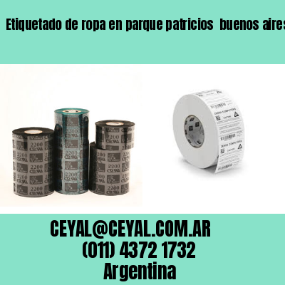 Etiquetado de ropa en parque patricios  buenos aires