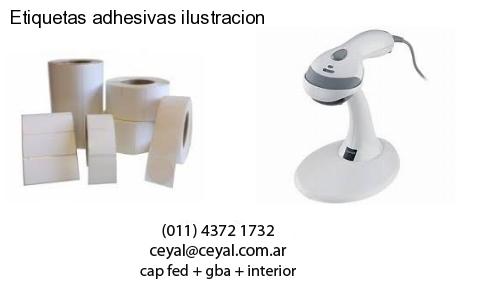 Etiquetas adhesivas ilustracion
