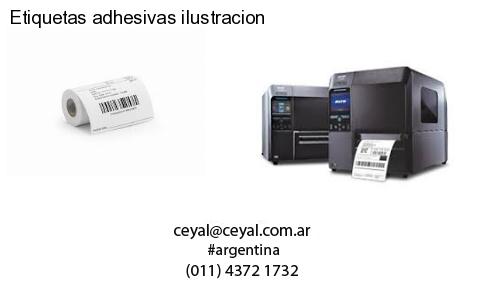Etiquetas adhesivas ilustracion