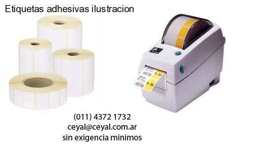 Etiquetas adhesivas ilustracion