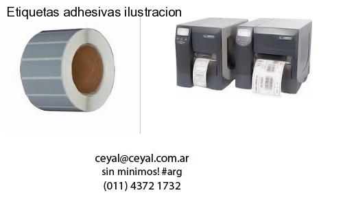 Etiquetas adhesivas ilustracion