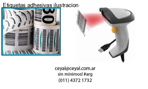 Etiquetas adhesivas ilustracion