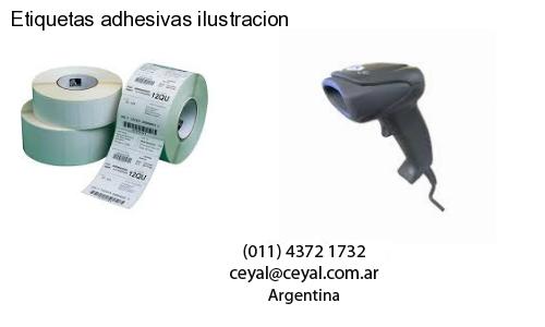 Etiquetas adhesivas ilustracion