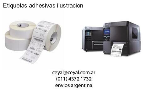 Etiquetas adhesivas ilustracion