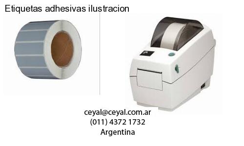 Etiquetas adhesivas ilustracion