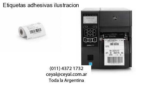 Etiquetas adhesivas ilustracion