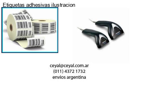 Etiquetas adhesivas ilustracion