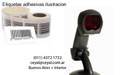Etiquetas adhesivas ilustracion