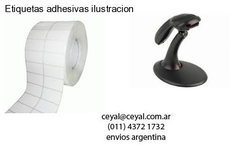 Etiquetas adhesivas ilustracion