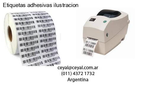 Etiquetas adhesivas ilustracion