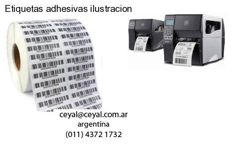 Etiquetas adhesivas ilustracion