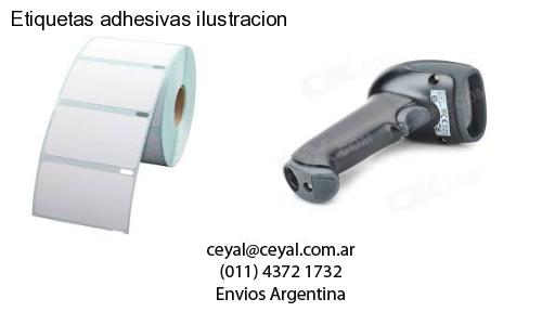 Etiquetas adhesivas ilustracion